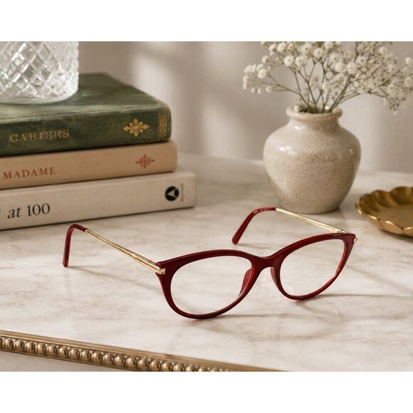 Chloé CE2673 603 Red Gold Eyeglass Frames Only 52-16 135 Made In Italy
